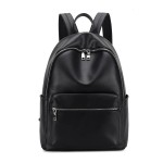 Cross-border women's backpack women's new PU soft leather large capacity backpack trendy school bag travel bag women