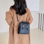 2023 autumn new niche retro shoulder bag trendy commuter student backpack hand-held crossbody travel bag for women