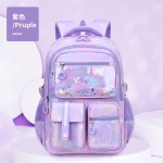 New primary school girl's large-capacity spine-protecting lightweight children's backpack for grades 1-6