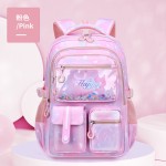 New primary school girl's large-capacity spine-protecting lightweight children's backpack for grades 1-6