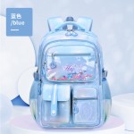 New primary school girl's large-capacity spine-protecting lightweight children's backpack for grades 1-6