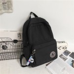 Fashion trend solid color backpack Japanese school female student school bag Mori style simple junior high school student college student backpack