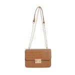 2023 Autumn New Korean Style Square Buckle Chain Small Bag Women's Fashion Casual Shoulder Bag Casual Retro Crossbody Bag