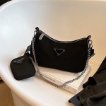 Niche design bag for women 2023 new fashion versatile casual small square bag wide shoulder strap commuting single shoulder oblique