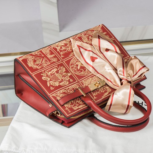 Mother's Day gift embroidery bride gives mom red wedding bag mother-in-law high-end handbag crossbody women's bag