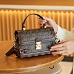 Guangzhou fashion crossbody bag high-end niche light luxury printed small square bag box bag crossbody women's bag shoulder bag