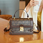 Guangzhou fashion crossbody bag high-end niche light luxury printed small square bag box bag crossbody women's bag shoulder bag