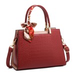 Mother's Day gift for mom, new style women's bag with crocodile pattern, large capacity shoulder handbag