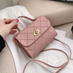 Diamond striped small square bag womenhandbags2024 Korean style handbag fashion trendy bag