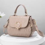 Women's new trendy shoulder bag soft leather small bag summer versatile texture women's crossbody bag lightweight women's bag