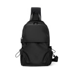 Chest bag men's shoulder bag 2023 new crossbody bag usb charging gift casual sports backpack