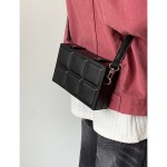 Niche checkered box shoulder bag front and back fashion crossbody bag Korean trendy men FC49-P49