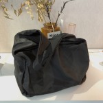 B218-B14-P30 large shopping bag portable pet black drawstring couple men and women portable crossbody bag