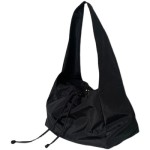 B218-B14-P30 large shopping bag portable pet black drawstring couple men and women portable crossbody bag