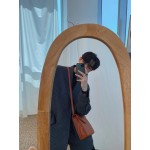 Niche design shoulder bag solid color casual fashion crossbody bag Korean trendy men FC21-P45