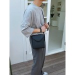 Niche design shoulder bag solid color casual fashion crossbody bag Korean trendy men FC21-P45